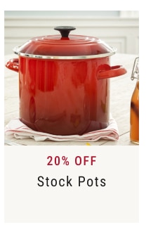 20% off Stock Pots