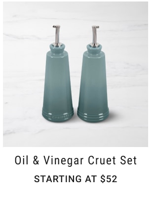 Oil & Vinegar Cruet Set Starting at $52