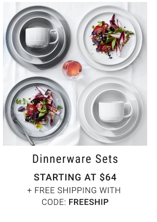 Dinnerware Sets Starting at $64 + free shipping with  code: freeship