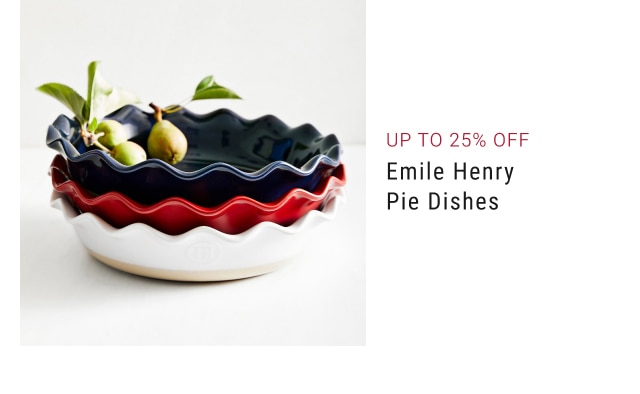 Up To 25% Off Emile Henry Pie Dishes