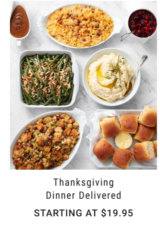 Thanksgiving Dinner Delivered Starting at $19.95