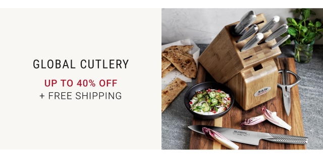 Global Cutlery Up to 40% Off + FREE SHIPPING