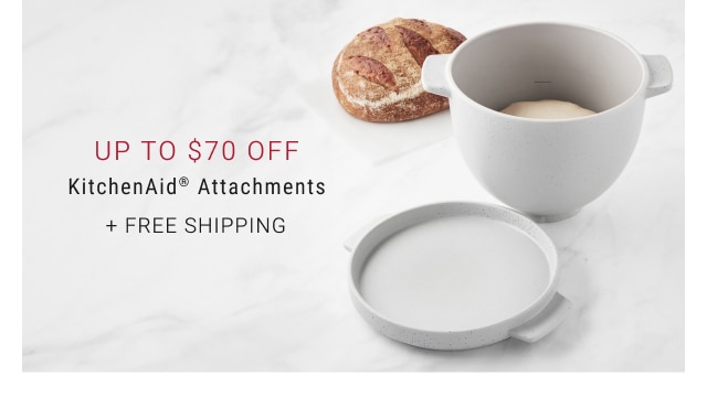 Up To $70 Off KitchenAid® Attachments + Free Shipping