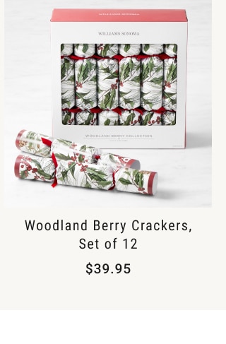 Woodland Berry Crackers, Set of 12 - $39.95