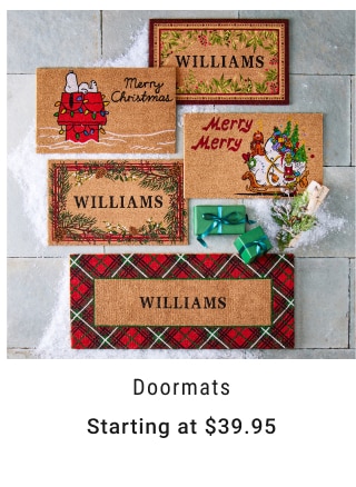 Doormats Starting at $39.95