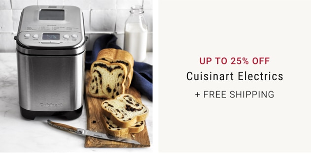 Up To 25% Off Cuisinart Electrics + Free Shipping