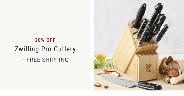 20% Off Zwilling Pro Cutlery + Free Shipping