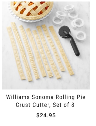 Williams Sonoma Rolling Pie Crust Cutter, Set of 8  $24.95