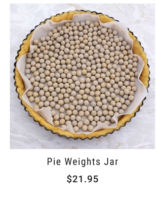 Pie Weights Jar $21.95