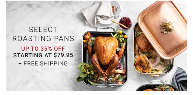 Select roasting pans up to 35% off + free shipping