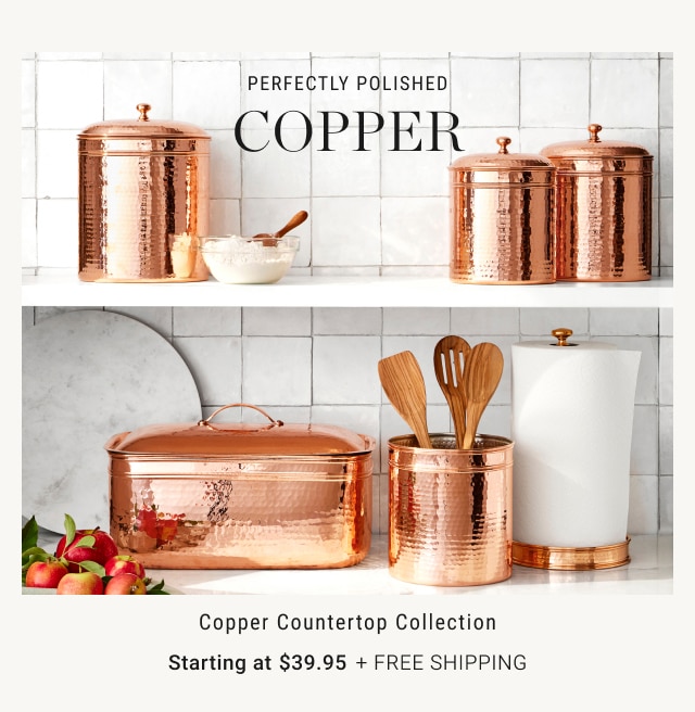 Perfectly Polished Copper - Copper Countertop Collection - Starting at $39.95 + Free Shipping