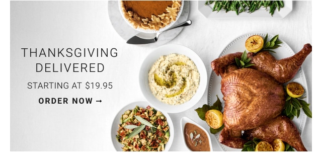 Thanksgiving Delivered - Starting at $19.95