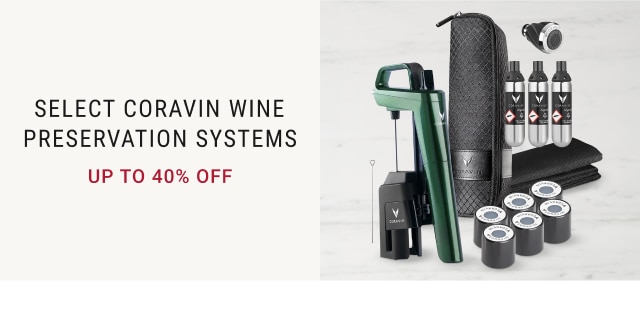 Select Coravin Wine Preservation Systems - Up to 40% off + FREE SHIPPING