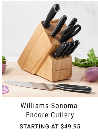 Williams Sonoma Encore Cutlery Starting at $49.95