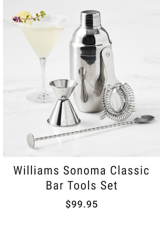 Williams Sonoma Classic Bar Tools Set - $99.95