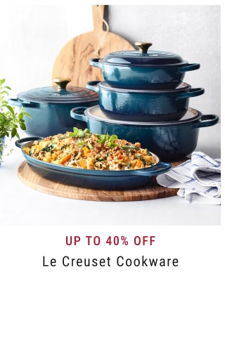 Up to 40% Off Le Creuset Cookware