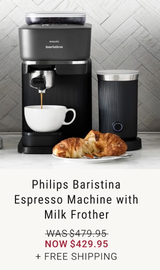 Philips Baristina Espresso Machine with Milk Frother - Now $429.95 + Free Shipping