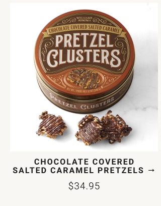 Chocolate Covered Salted Caramel Pretzels $34.95