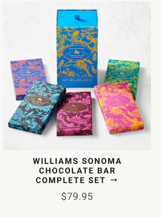 Williams Sonoma Chocolate Bar Complete Set  $79.95