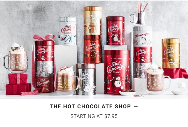 the Hot Chocolate Shop Starting at $7.95