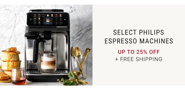 Select Philips Espresso Machines Up to 25% Off + FREE SHIPPING