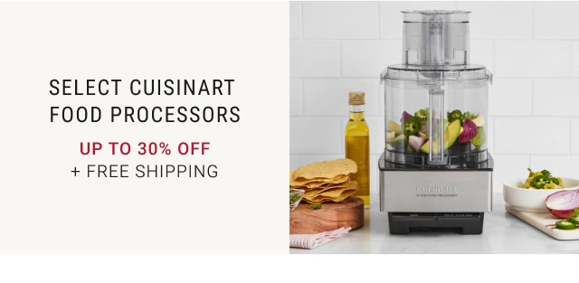 Select Cuisinart Food Processors - Up To 30% Off + Free Shipping