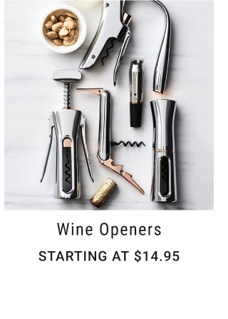 Wine Openers - Starting at $14.95