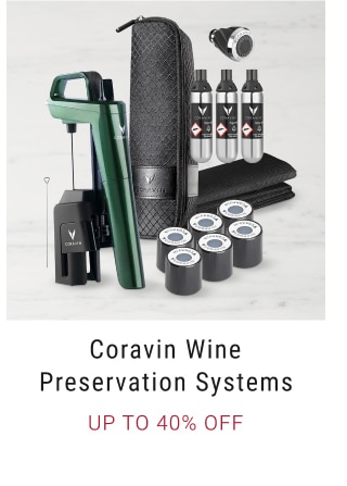 Coravin Wine Preservation Systems - Up To 40% Off