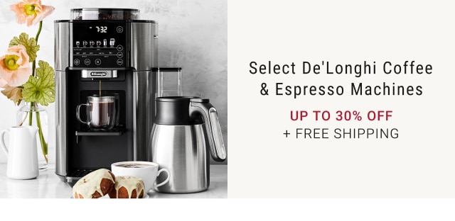 Select De'Longhi Coffee & Espresso Machines - Up To 30% Off + Free Shipping