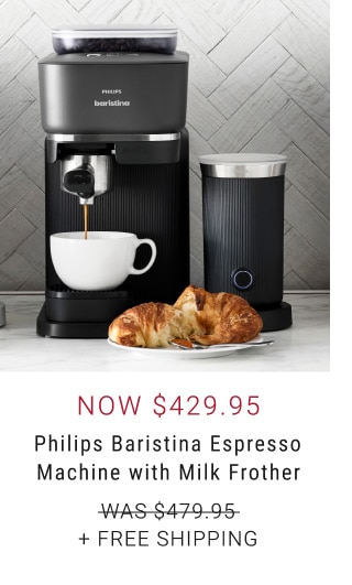 Philips Baristina Espresso Machine with Milk Frother - Now $429.95 + Free Shipping