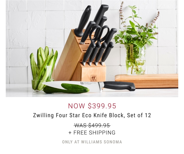 Zwilling Four Star Eco Knife Block, Set of 12 - Now $399.95 + Free Shipping