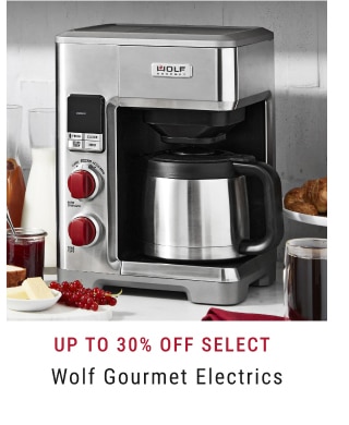 Up To 30% Off Select Wolf Gourmet Electrics