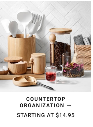 Countertop Organization Starting at $14.95