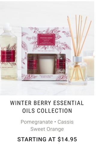 Winter Berry Essential Oils Collection Starting at $14.95