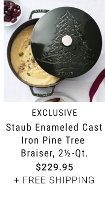 Staub Enameled Cast Iron Pine Tree Braiser, 2 1/2 -Qt. - $229.95 + Free Shipping