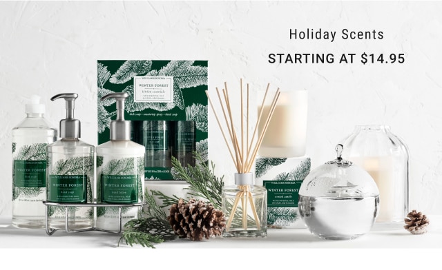 Holiday Scents - Starting at $14.95