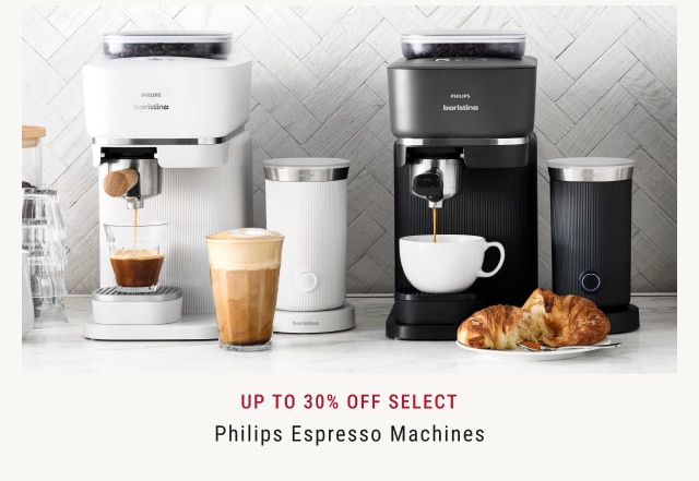 Up to 30% Off Select Philips Espresso Machines