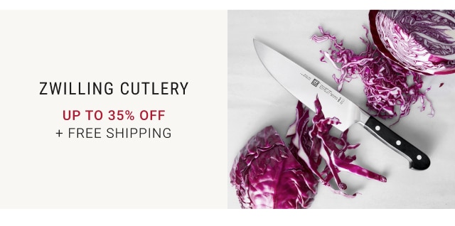 Zwilling Cutlery Up to 35% Off + FREE SHIPPING