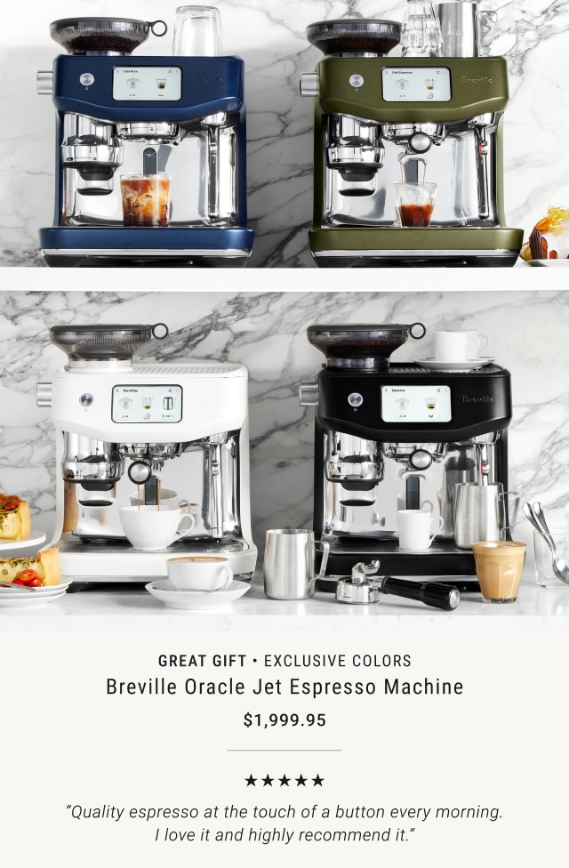 Breville Oracle Jet Espresso Machine - $1,999.95