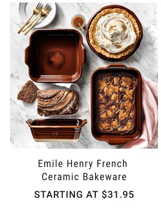 Emile Henry French Ceramic Bakeware Starting at $31.95