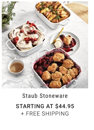 Staub Stoneware Starting at $44.95 + free shipping