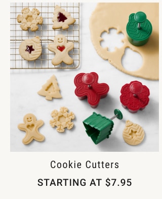 Cookie Cutters Starting at $7.95