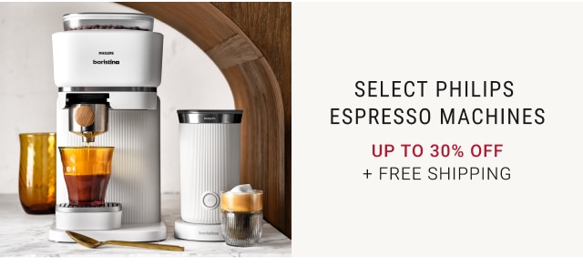 Select Philips Espresso Machines Up to 30% Off + FREE SHIPPING