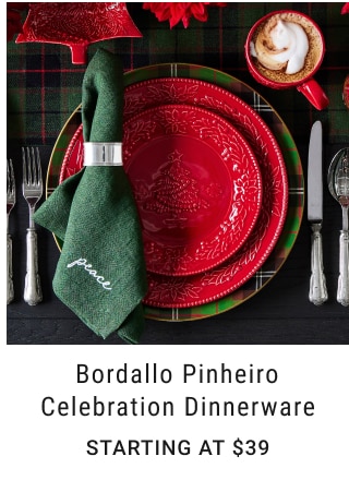 Bordallo Pinheiro Celebration Dinnerware Starting at $39