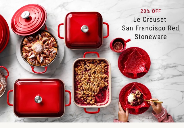 20% Off Le Creuset San Francisco Red Stoneware