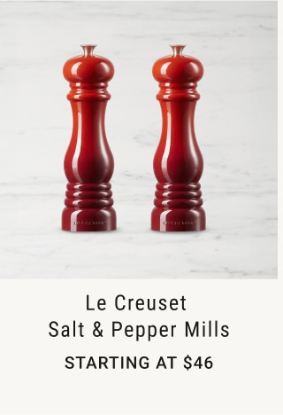 Le Creuset Salt & Pepper Mills - Starting at $46