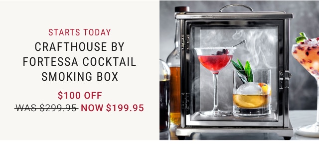 Crafthouse By Fortessa Cocktail Smoking Box - $100 Off - Now $199.95