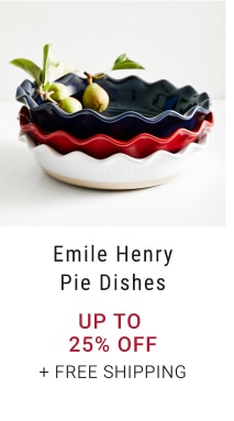 Emile Henry Pie Dishes - Up To 25% Off + Free Shipping