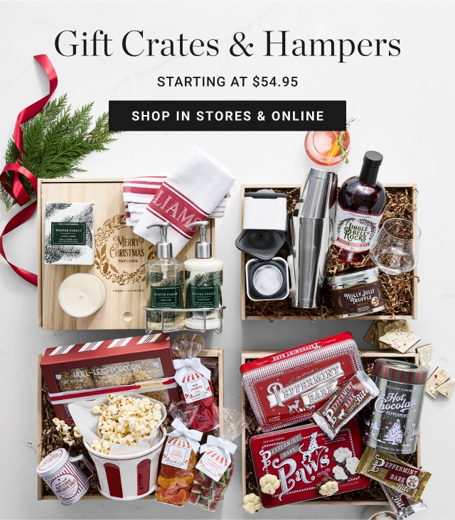 Gift Crates & Hampers - Starting at $54.95 - Shop In Stores & Online