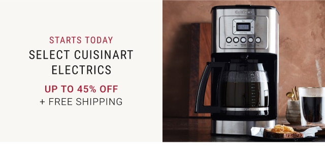 Select Cuisinart Electrics - Up To 45% Off + Free Shipping